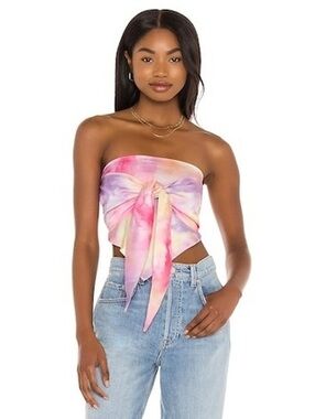 Superdown tabitha reversible strapless top